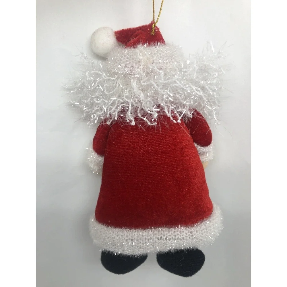 Plush Santa Claus Ornament 6